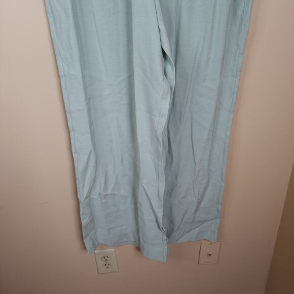 Madewell The Tall Carley Wide-Leg Pant in Softdrape in Sage Mist Size XXL Tall - Picture 3 of 10
